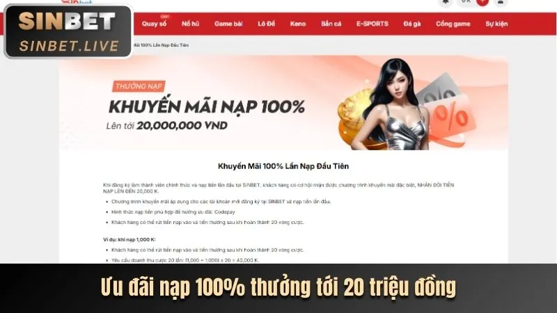 Ưu đãi casino và slot game W88Hanoi